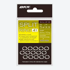BKK SPLIT RING-41 2# 20 pièces/paquet Anneau brisé