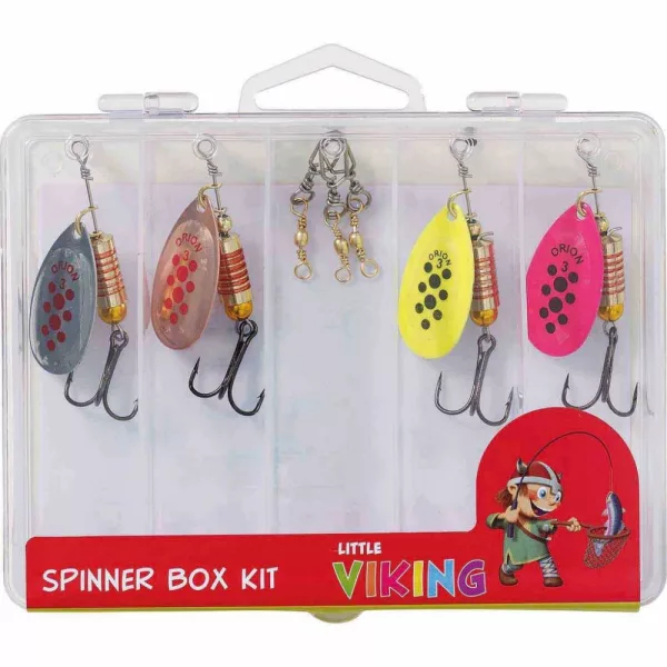 KINETIC Kit Boîte de Spinner Petit Viking Kit leurres artificiels