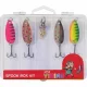 KINETIC Kit Boîte de Cuillères Petit Viking Kit leurres artificiels