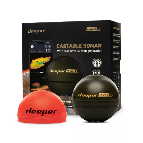 Deeper Smart Sonar Chirp+3 Sondeur