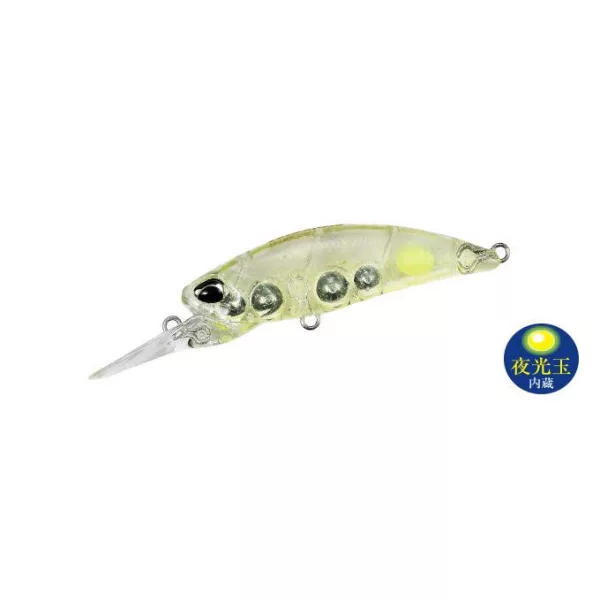 Duo Tetra Works TotoShad 4,8cm 4,5gr CCC0364 Jaune Clair Transparent Leurre Plongeant