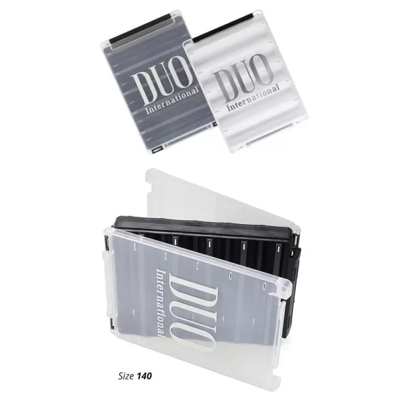 Duo Reverse Lure Case 140 20,5x14,5x4cm White/Silver Logo Boîte de rangement pour leurres