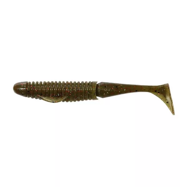 Duo Realis Boostar Wake 12,7cm F018 Green Pumkin Red Flake Leurre en plastique 6 pièces