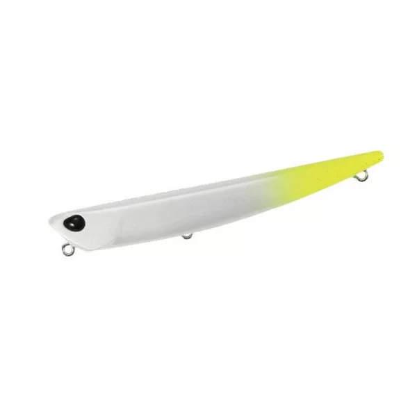 Duo Bayruf Manic 75 7,5cm 7,6gr CCC0559 Alien White CH Tail Leurre Coulant