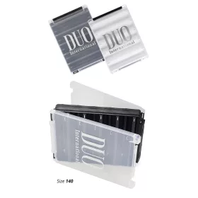   Duo Reverse Lure Case 140 20,5x14,5x4cm Pearl Black/Gold Logo Boîte de rangement pour leurres