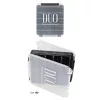 Duo Reverse Lure Case 160 20,6x17x4,4cm Pearl Black/Gold Logo Boîte de rangement pour leurres