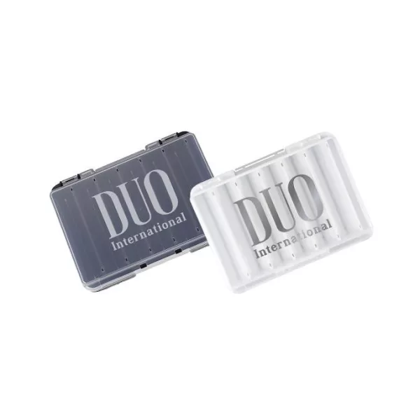 Duo Reverse Lure Case D86 14x10,4x3,2cm Pearl Black/Gold Logo Boîte de rangement pour leurres