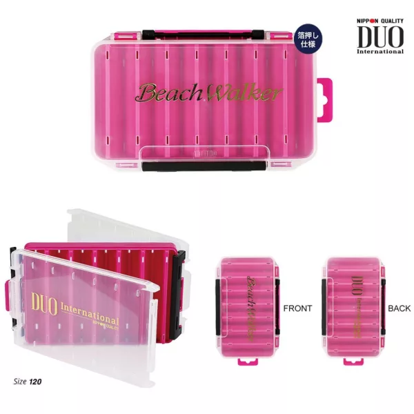 Duo Beach Walker Reverse Lure Case 120 20,5x13x4,0cm Boîte de Rangement pour Leurres
