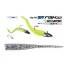 Duo Bayruf BR Fish 8,4cm S035 UV Silver Appât en plastique 7 pièces