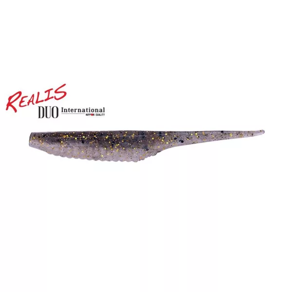 Duo Realis Versa Pintail 7,6cm F078 Gold Flash Shad Leurre en plastique 10pcs