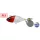Duo Realis Spin 30 SW 3,0cm 5gr ACC0001 Pearl Red Head Leurre Spin-Tail