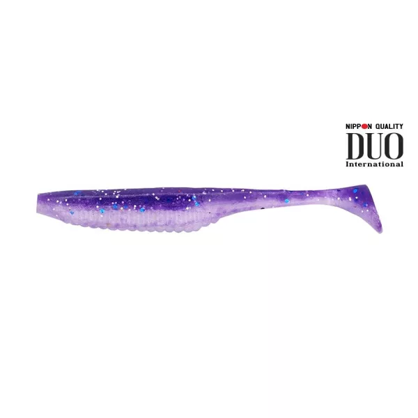 Duo Realis Versa Shad 7,6cm F086 Purple Back Shad Leurre en plastique 10pcs