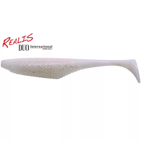 Duo Realis Versa Shad Fat 12,5cm F076 White Back Shad Leurre Souple 5pc