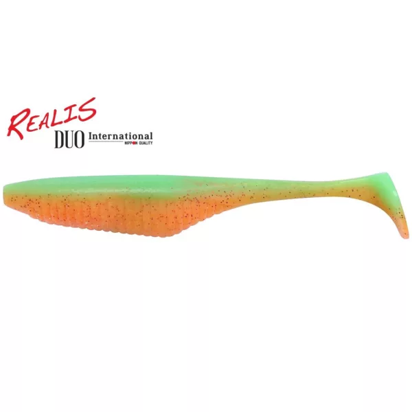 Duo Realis Versa Shad Fat 12,5cm F087 Young Melon Appât en plastique 5pcs