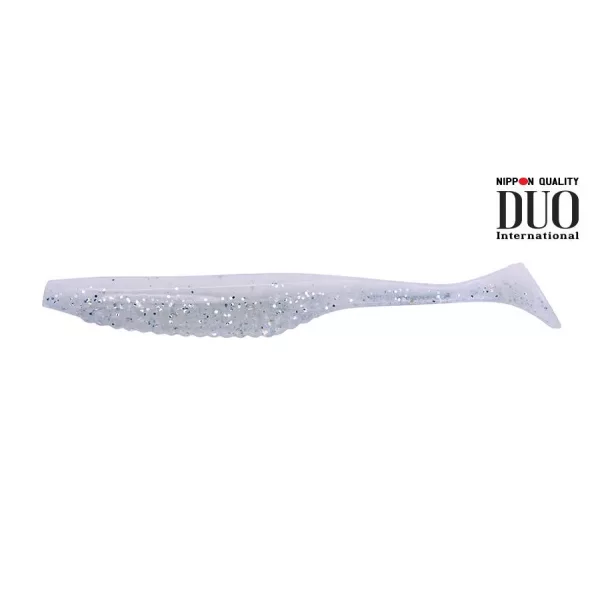 Duo Realis Versa Shad 10cm F076 White Back Shad Leurre en plastique 7pcs