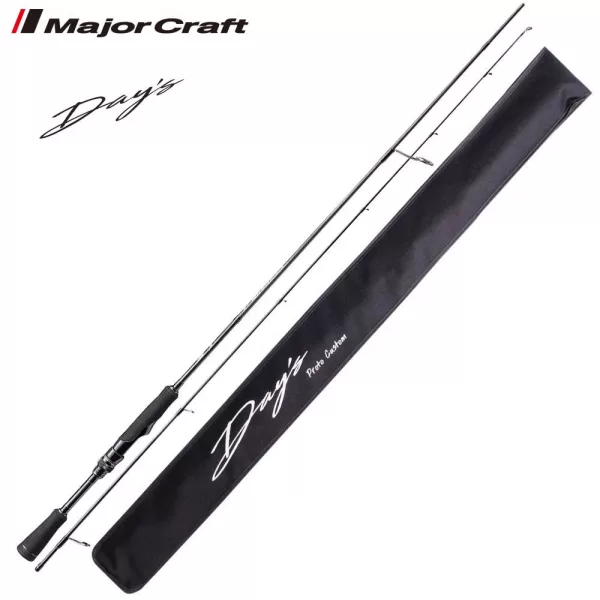 Major Craft Days DYS-662ML Fast 1,98m 3,5-10,5gr Canne à pêche spinning 2 brins
