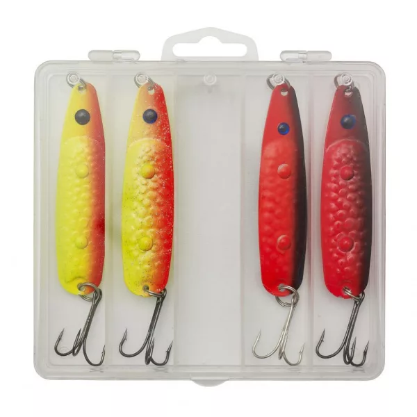KINETIC Rĺĺ Pilken Arc-en-ciel 40/60g 4 pièces Leurre