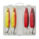 KINETIC Rĺĺ Pilken Arc-en-ciel 40/60g 4 pièces Leurre
