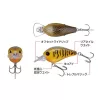 Evergreen Piccolo Dive Shallow 4cm 6,4gr #28 Blue Back Chart Leurre