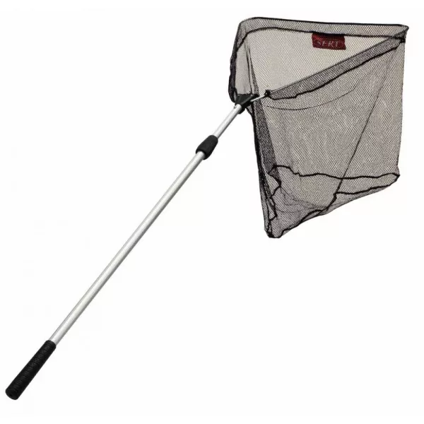 SERT - ÉPUISETTE PROMO 150 X 2 - 40 X 40 (BB40152) - Manche d'épuisette avec filet - Épuisette pour la pêche aux carnassiers