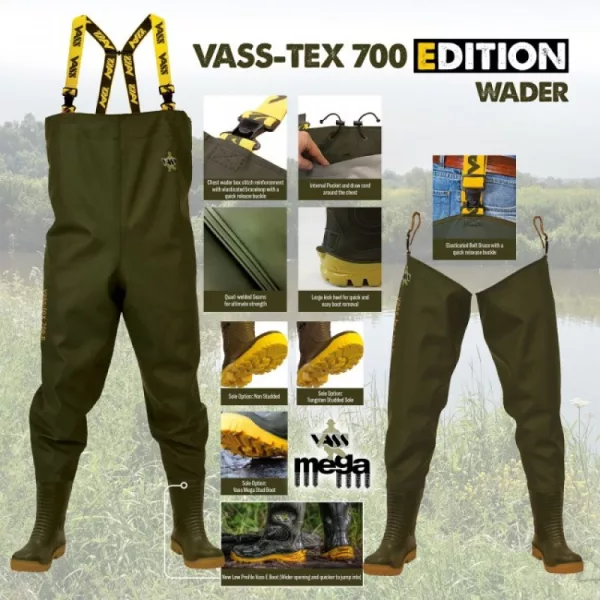 Vass-Tex 700E Melles Csizma 47