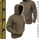 Vass-Tex Strapped Hoody Khaki Pulóver L