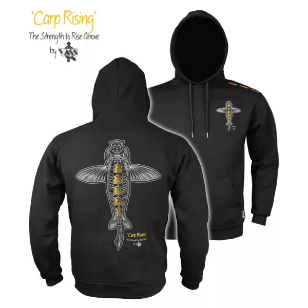 Vass-Tex Carp Rising Fekete Pulóver 3XL