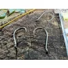 Sasame Thinners Black Nickel 4 Füles, Szakállas Bojlis Horog 12db