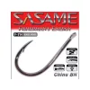 Sasame Chinu Black Nickel 4 Lapkás, Szakállas Pontyozó Horog 18db
