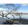 Sasame Chinu Ringed Gold 10 Füles, Szakállas Pontyozó Horog 14db