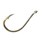Sasame Chinu Ringed Gold 2 Füles, Szakállas Pontyozó Horog 10db