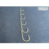 Sasame Chinu Ringed Gold 4 Füles, Szakállas Pontyozó Horog 12db