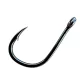 Sasame Iseama Ringed Black Nickel 2 Füles, Szakállas Pontyozó Horog 8db