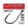 Sasame Iseama Ringed Black Nickel 8 Füles, Szakállas Pontyozó Horog 15db
