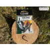 Sasame Iseama Ringed Black Nickel 8 Füles, Szakállas Pontyozó Horog 15db