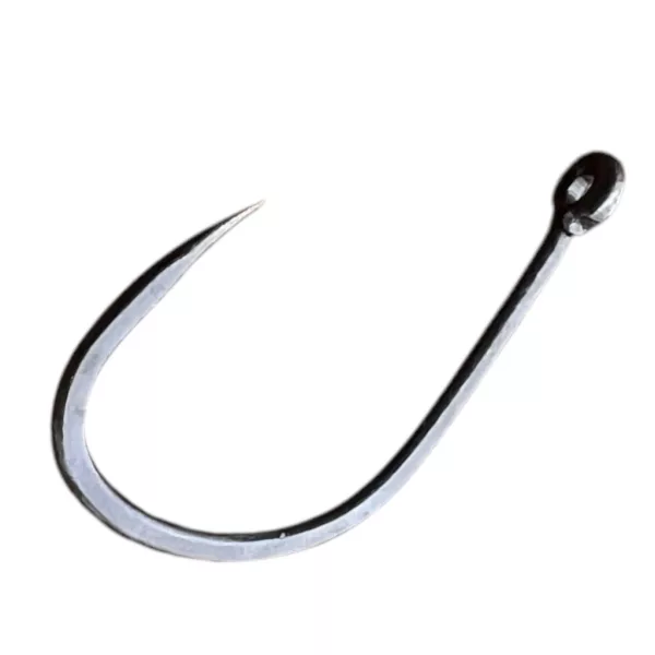Sasame Gure Ringed Dull Black 6 Füles, Szakállas Pontyozó Horog 14db