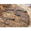 Sasame Gure Ringed Dull Black 6 Füles, Szakállas Pontyozó Horog 14db