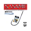 Sasame Worm ST 1 Füles, Szakállas Rablóhalas Horog 6db