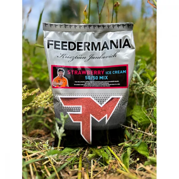 Feedermánia Amorçage Mélange 50/50 Crème Glacée à la Fraise 800gr