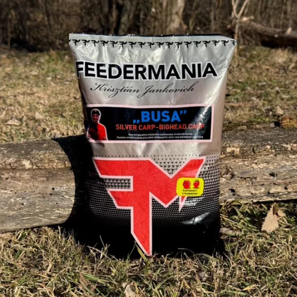Feedermánia Groundbait Premium Amorce de fond pour Carpe Argentée Framboise-Fraise 2,5kg
