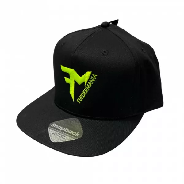 Feedermánia Casquette Snapback Noir-Fluo Vert