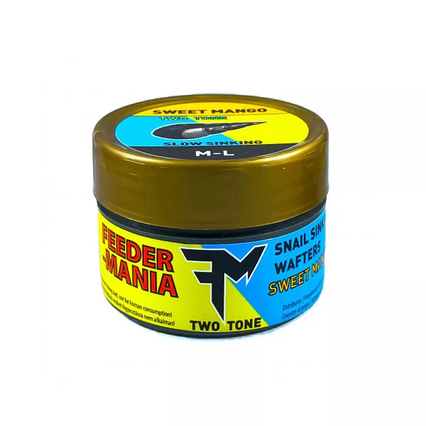 Feedermánia Two Tone Snail Sinking Wafters Sweet Mango Imitation Escargot Aquatique Coulant Lentement XS/S