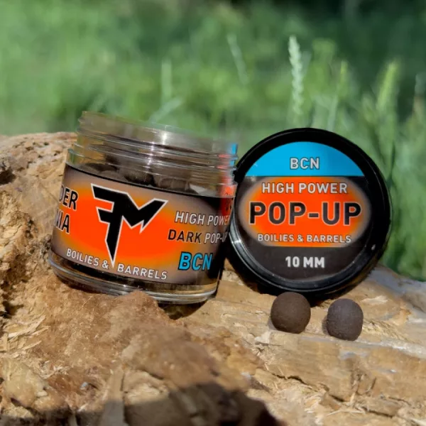 Feedermánia High Power Bouillettes & Barrels Pop-Up Foncées 10mm BCN Pop-Up 14gr