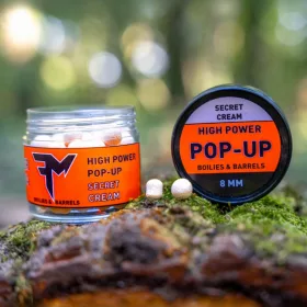   Feedermánia High Power Pop-Up Boilies & Barrels 8mm Secret Cream