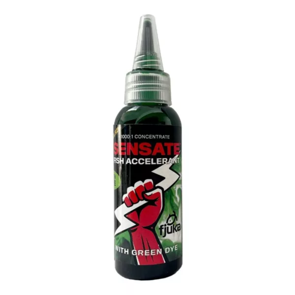 Fjuka Sensate Fish Accelerant Bait Dye Green Arôme Liquide 50ml