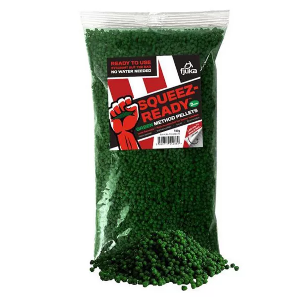 Fjuka Squeez-Ready Green Pellet Méthode 2mm 500gr
