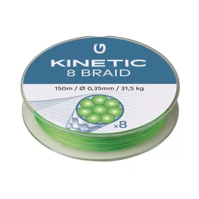 KINETIC 8 Braid 150m 0,35mm/31,5kg Vert Fluo Ligne tressée