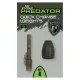 Fox Rage Predator Camo Quick Change Weights Plombs flottants à changement rapide 35gr 3 pièces