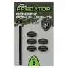 Fox Rage Predator Camo Deadbait Pop-up Weights Poids de bas de ligne 3gr 5db