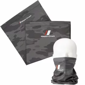   Major Craft Cache-visage anti-UV camouflage gris foncé Écharpe tubulaire